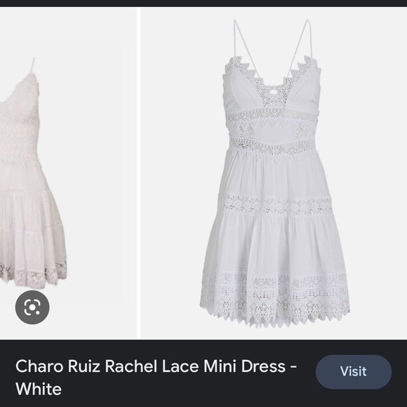 CHARO RUIZ Rachel Mini Dress, M - Picture 7 of 8